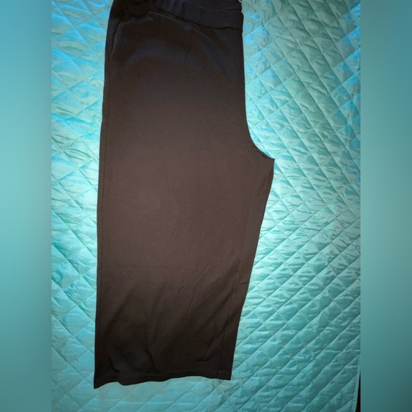 Eileen Fisher Washable Flex Ponte Wide-Leg Pants in woodland 3x NWOT lagenlook - Picture 3 of 11